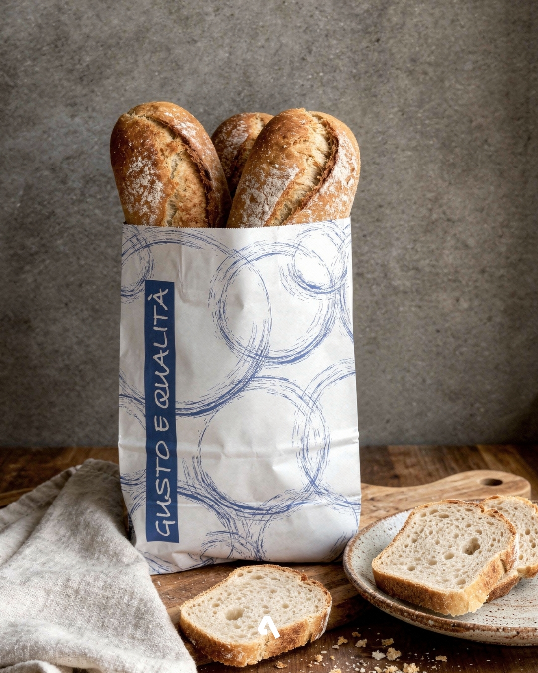 Packaging per alimenti Gusto e Qualità: una grafica che racconta il valore del prodotto